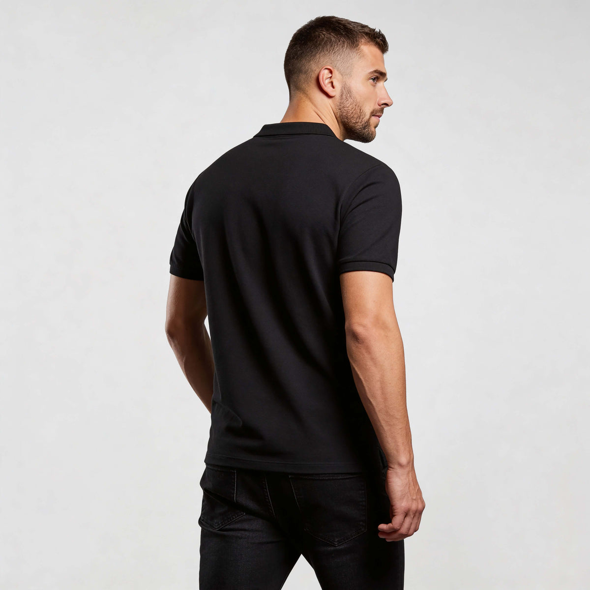 Minimal Logo Polo Shirt