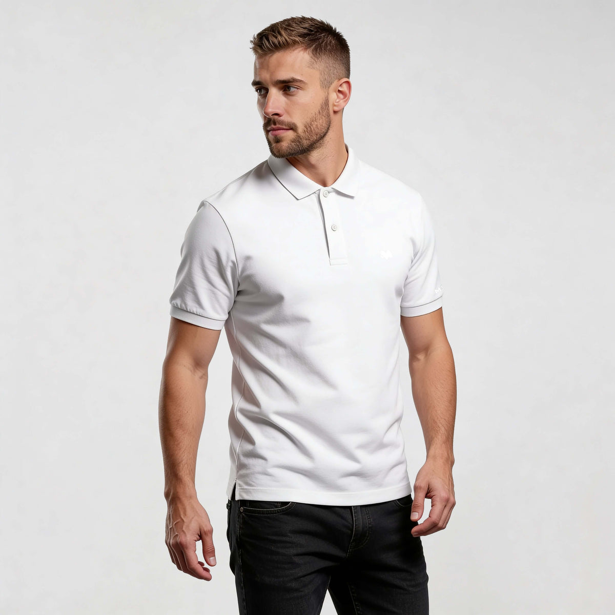 Minimal Logo Polo Shirt