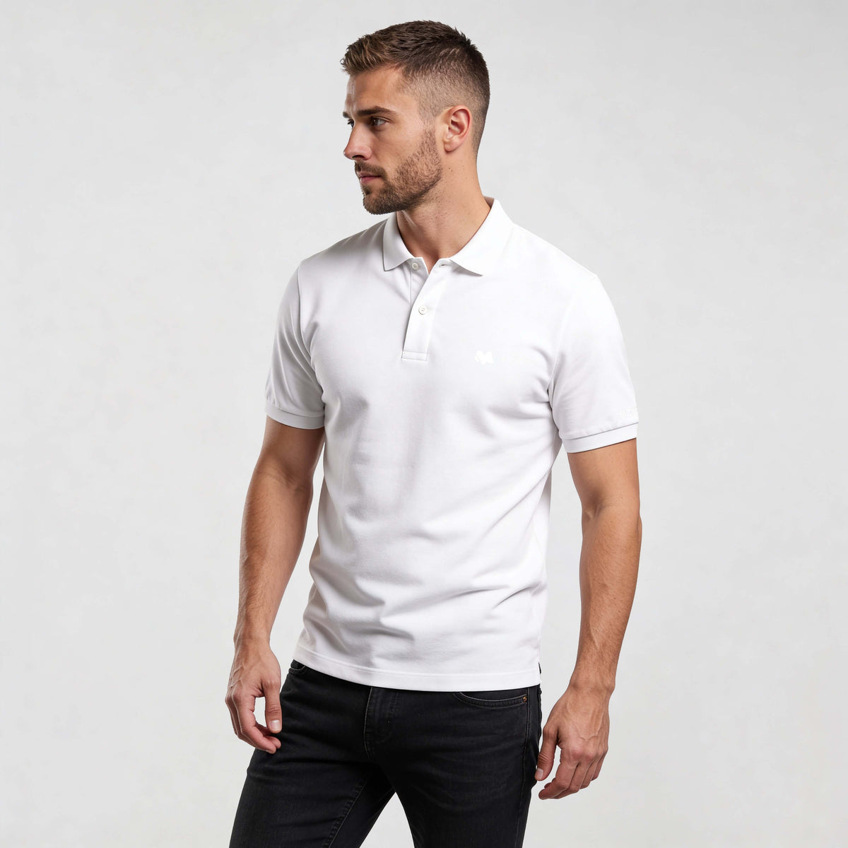 Minimal Logo Polo Shirt