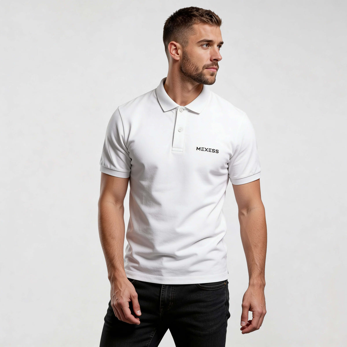 Minimal Logo Polo Shirt
