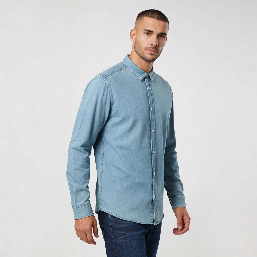 Denim Shirt – Washed Minimal Essential
