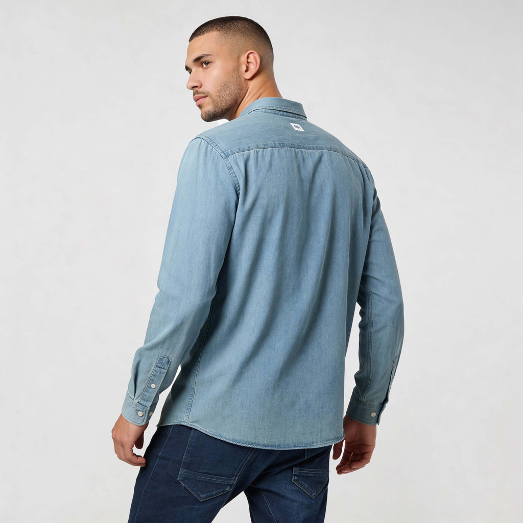Denim Shirt – Washed Minimal Essential